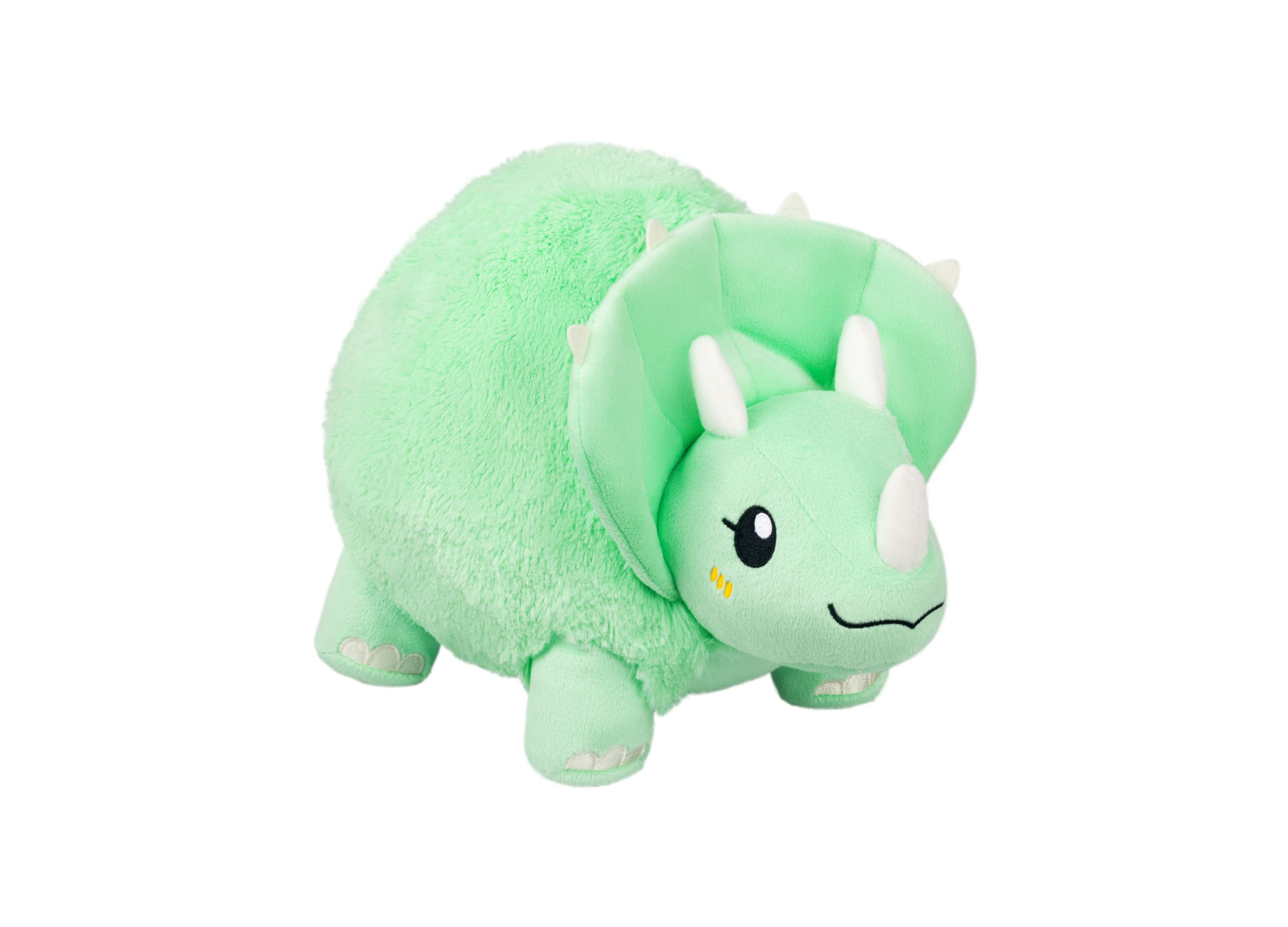 Soft and Cuddly Triceratops Plush Toy - Jurassic Dinosaur Stuffed Animal for Kids, Perfect for Playtime, Bedtime, and Dinosaur-Themed Parties