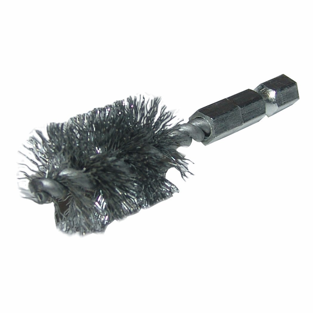0.75 Inch Power Drill Wire Brush - Heavy Duty Carbon Steel Cleaning Brush for Rust, Paint & Debris Removal - Perfect for Metal, Wood & Automotive Surfaces - DIY & Professional Use