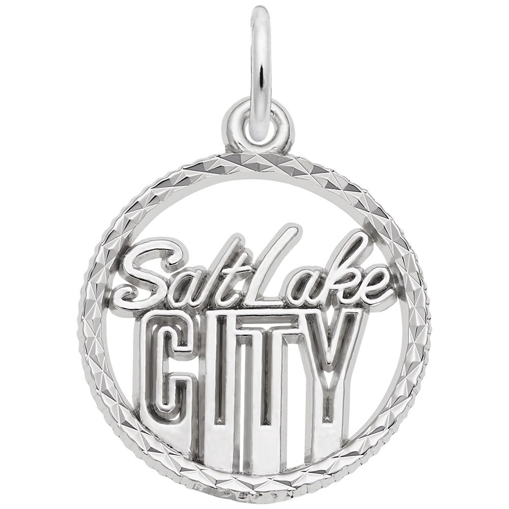 Salt Lake City Charm - Handmade Charms for Bracelets & Necklaces - Perfect for Jewelry Making, Gifts & Personal Accessories