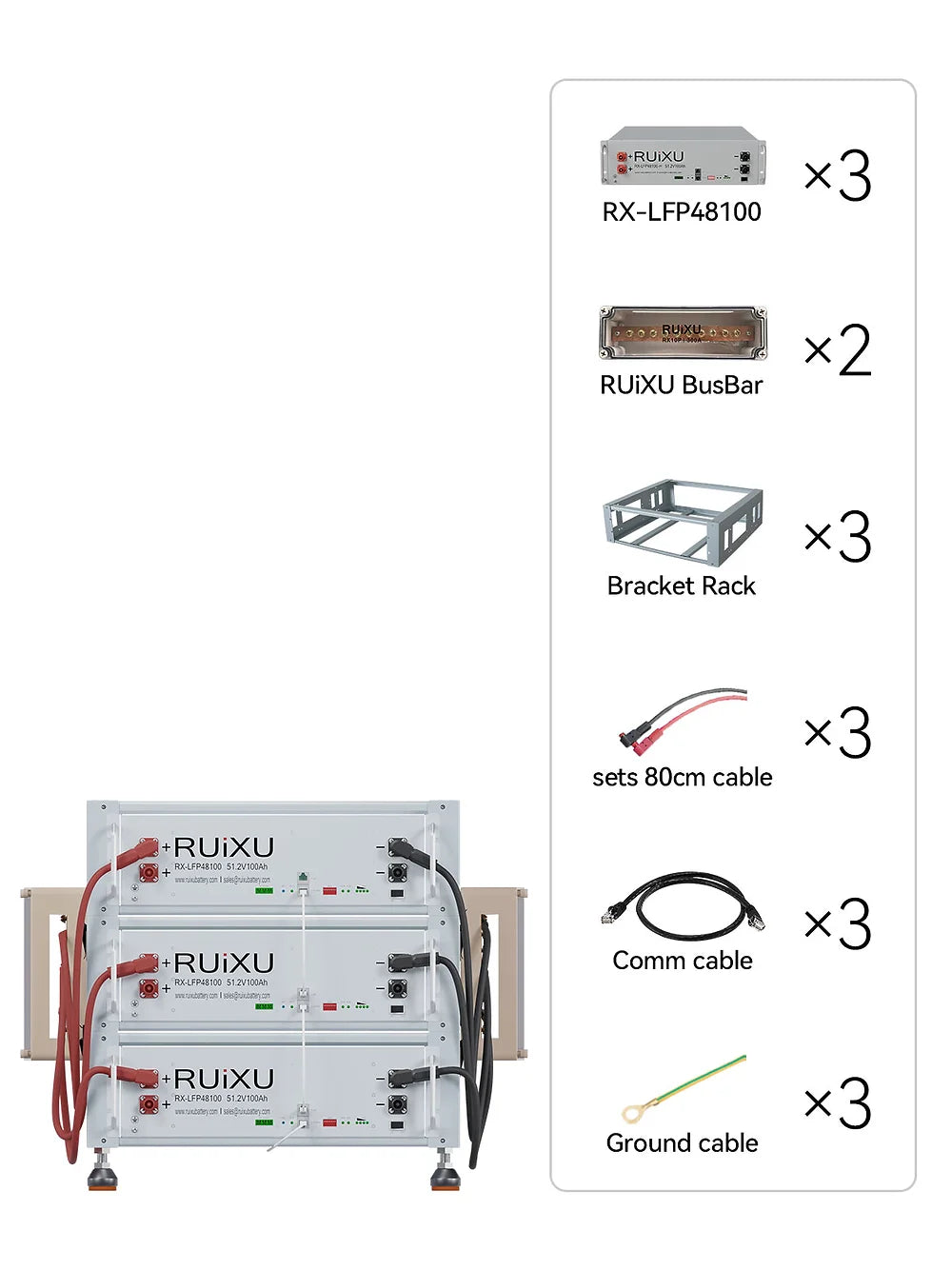 48V 10.24kWh/20.48kWh Solar Power Kit with 10kW Hybrid Inverter & 410W Solar Panels - Off-Grid Home Backup, RV & Emergency Power Supply