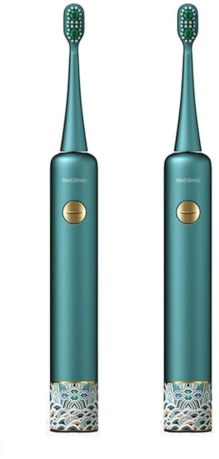 DXFWZQ Sonic Electric Toothbrush for Adults & Teens - IPX7 Waterproof, 3 Brush Heads & 3 Modes - Perfect for Travel, Home & Daily Oral Care (Color: 2B)