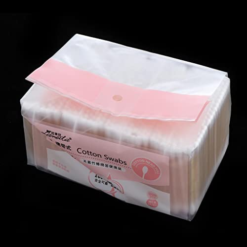 800pcs Disposable Cotton Swabs for Makeup, Eyelash Extensions & Precision Cleaning - Professional White Swab Applicators for Beauty Salon, Nail Art & First Aid Kit