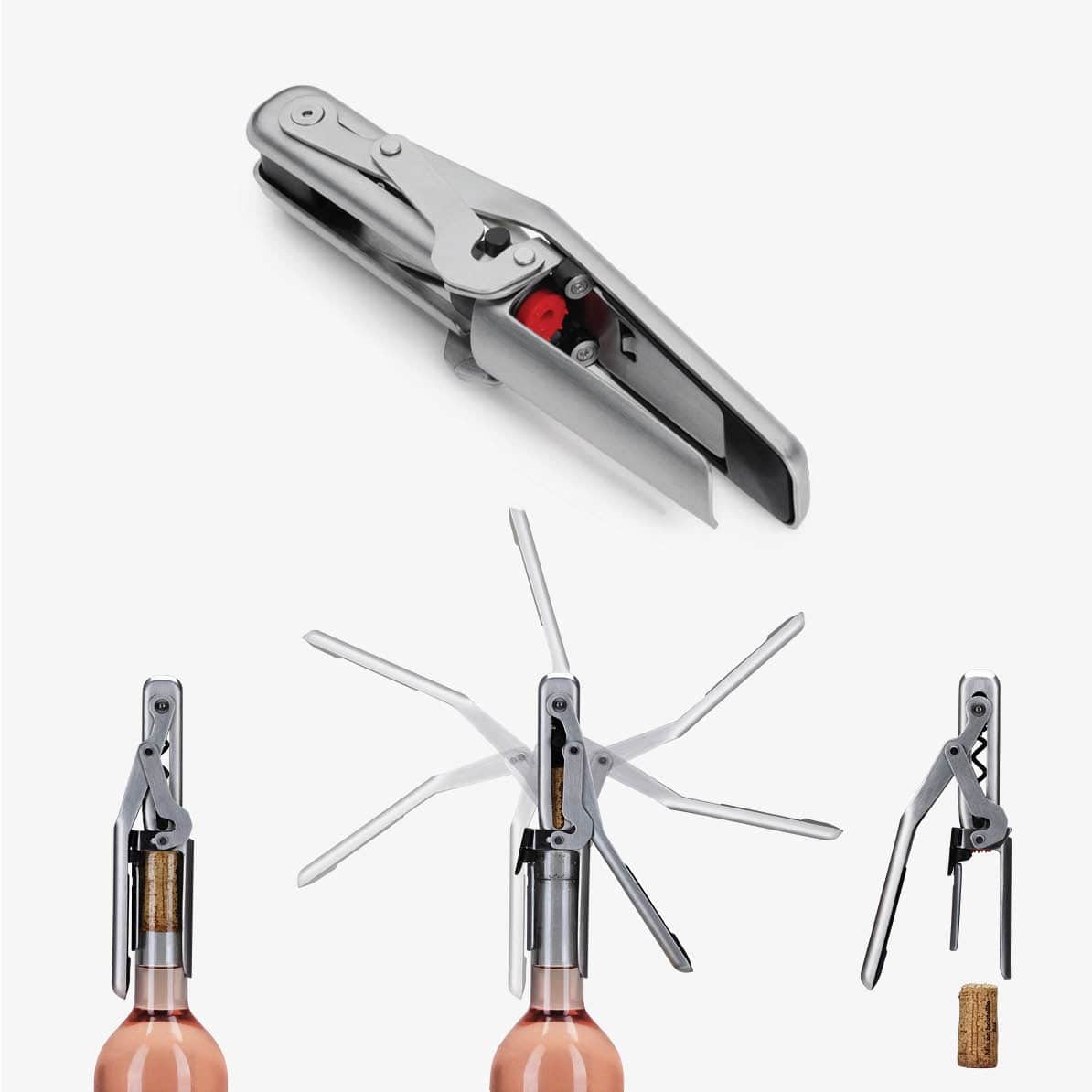 Dreamfarm Winopen Automatic Pocket Wine Opener - Compact Electric Corkscrew for Easy Bottle Opening | Perfect for Parties, Picnics & Home Entertaining