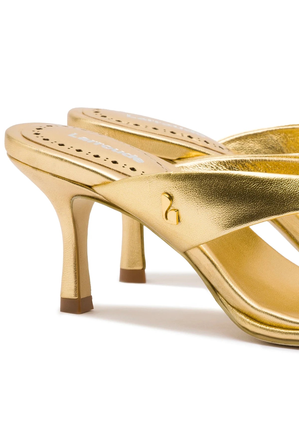 Gaia Women's Metallic Leather Sandals in Gold - Comfortable & Stylish for Summer, Beach, and Casual Outings