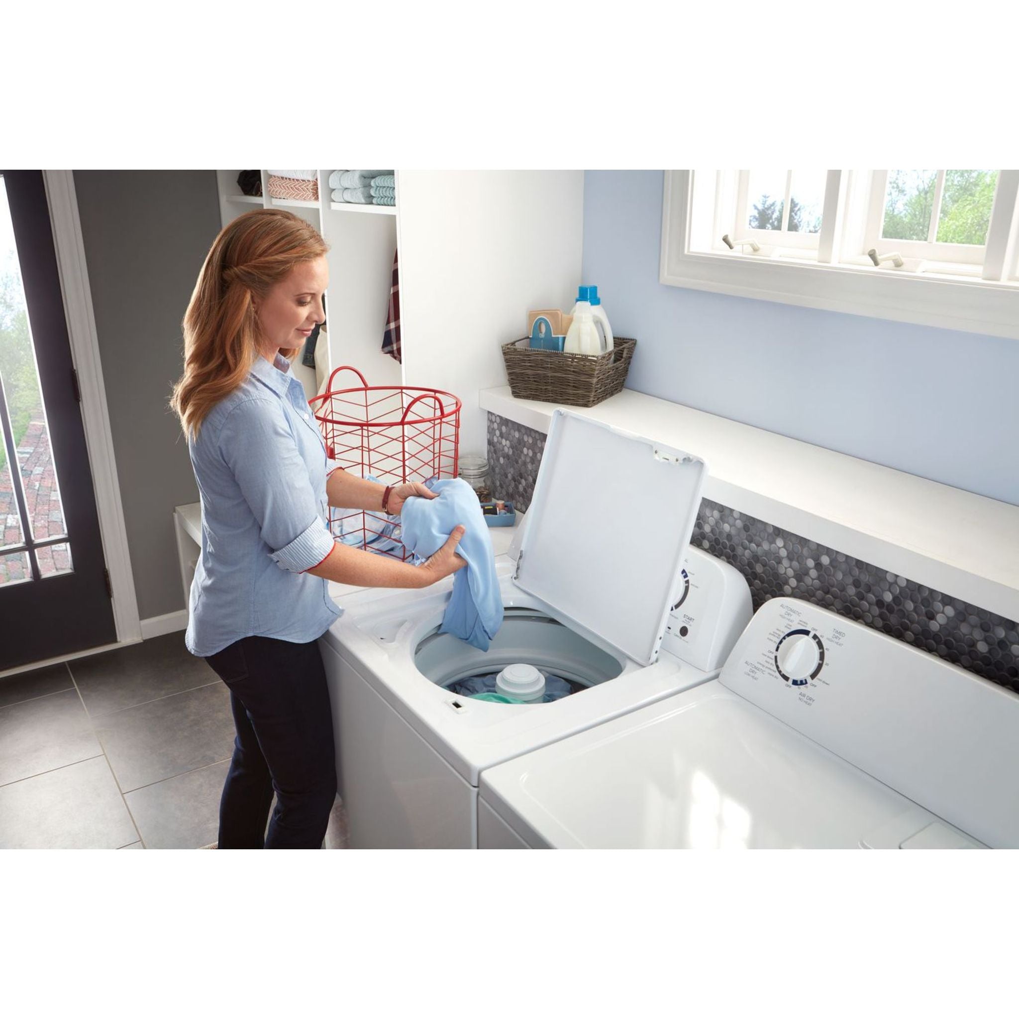 Amana NTW4516FW 4.5 Cu. Ft. White Top Load Washer - Perfect for Laundry Rooms & Small Spaces