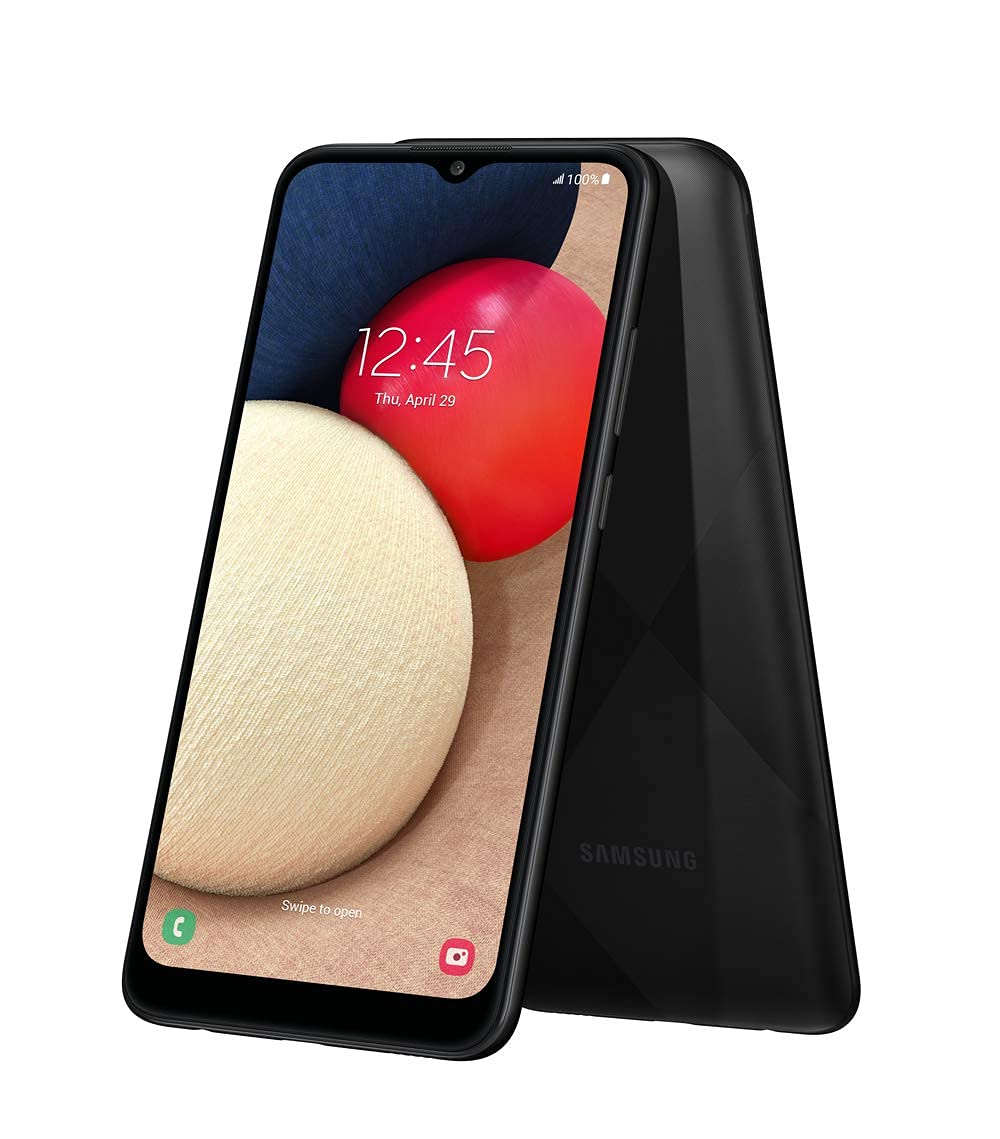 Samsung Galaxy A02s Unlocked Smartphone 32GB - Black (Renewed) | 6.5
