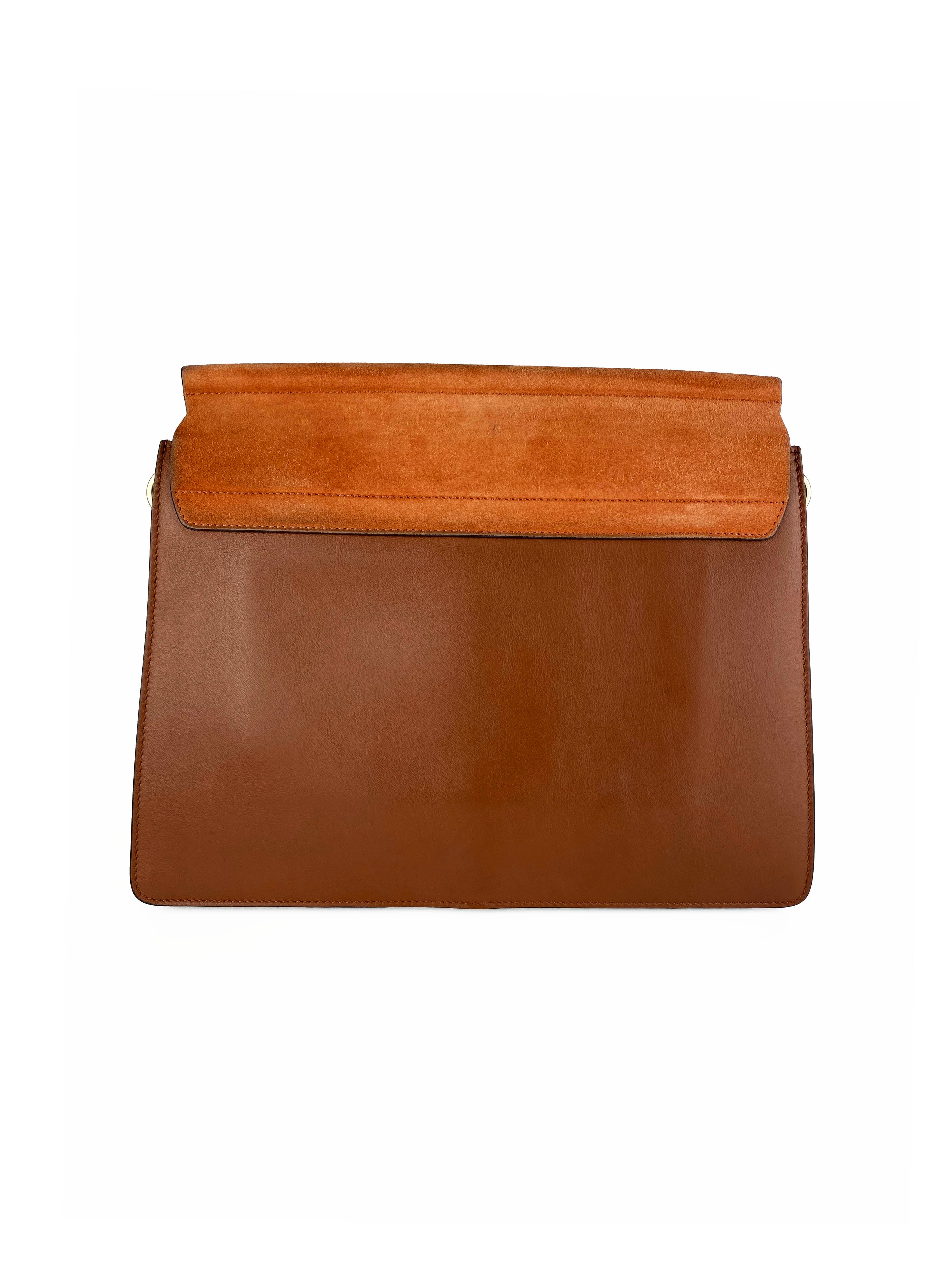 Chloe Brown Faye Medium Shoulder Bag - Premium Leather Crossbody Purse for Women | Fashionable Everyday Handbag for Work, Travel & Date Night