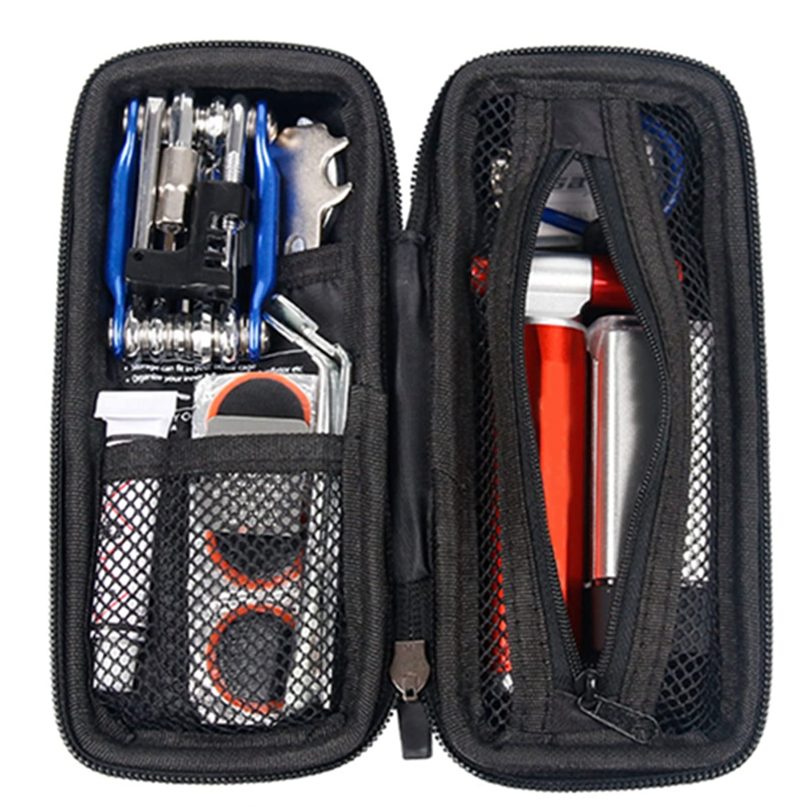 Durable Bike Tool Storage Bag - Waterproof Bike Repair Tool Pouch with Sealed Zipper | Compact Bicycle Tire Repair Kit Organizer for MTB, Road & Mountain Bikes | Perfect for Cycling Maintenance & On-the-Go Repairs