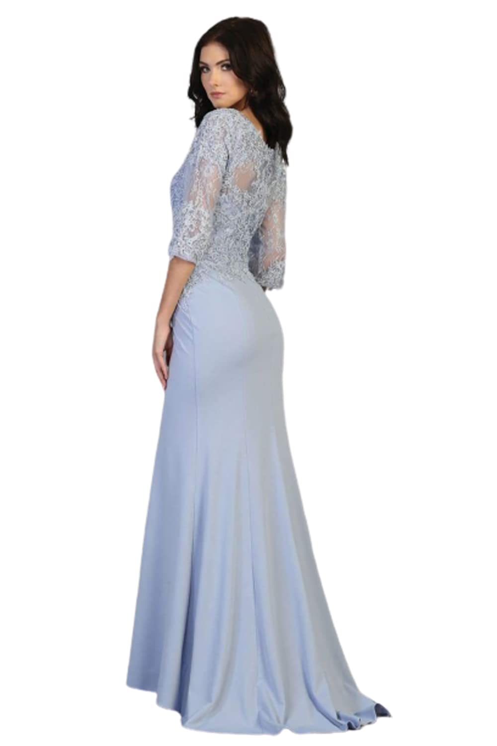 Elegant Dusty Blue Mother of The Bride Dress - Perfect for Weddings, Formal Events & Special Occasions