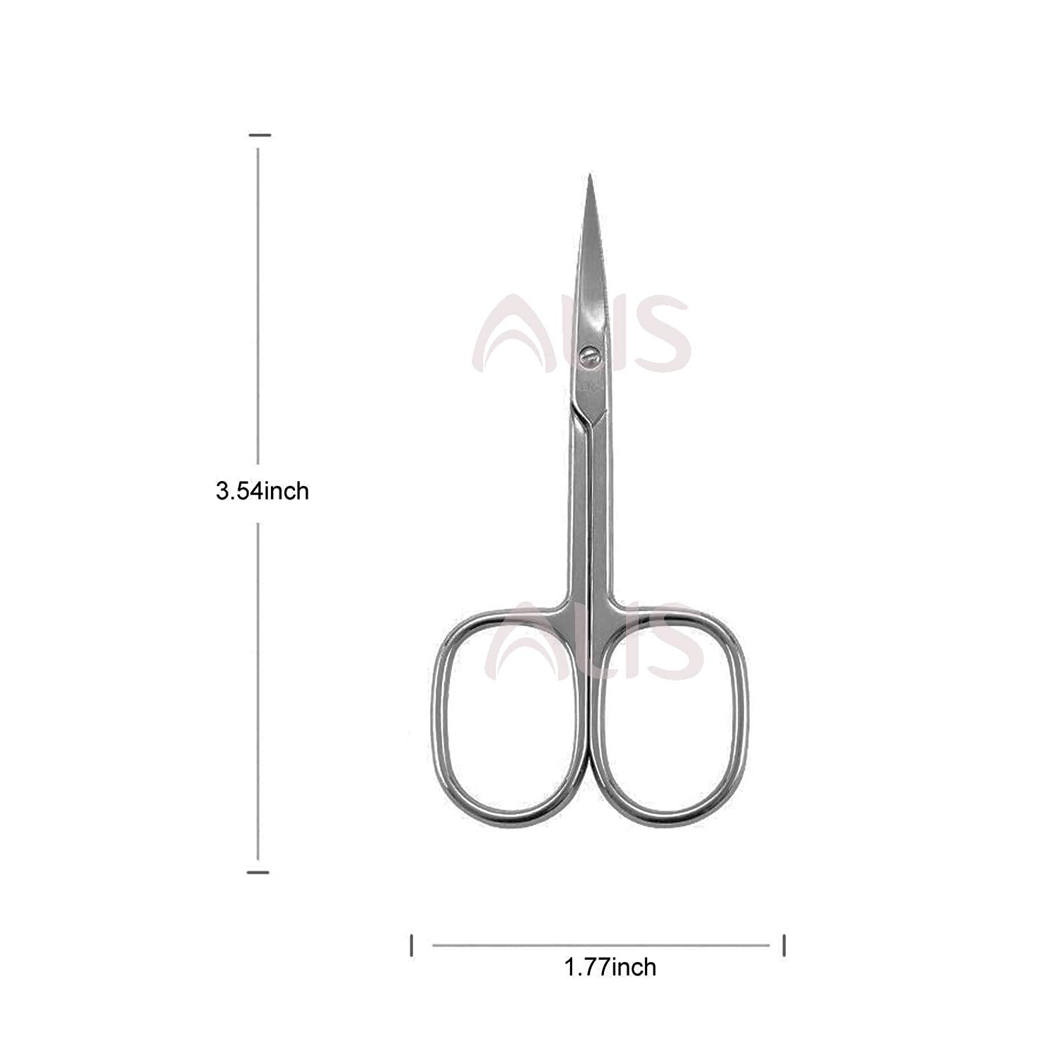 Precision Slant Tip Tweezer & Scissor Set for Moustache, Beard, Eyebrow & Nose Hair Trimming - Perfect for Upper Lip & Eyebrow Grooming at Home or Salon