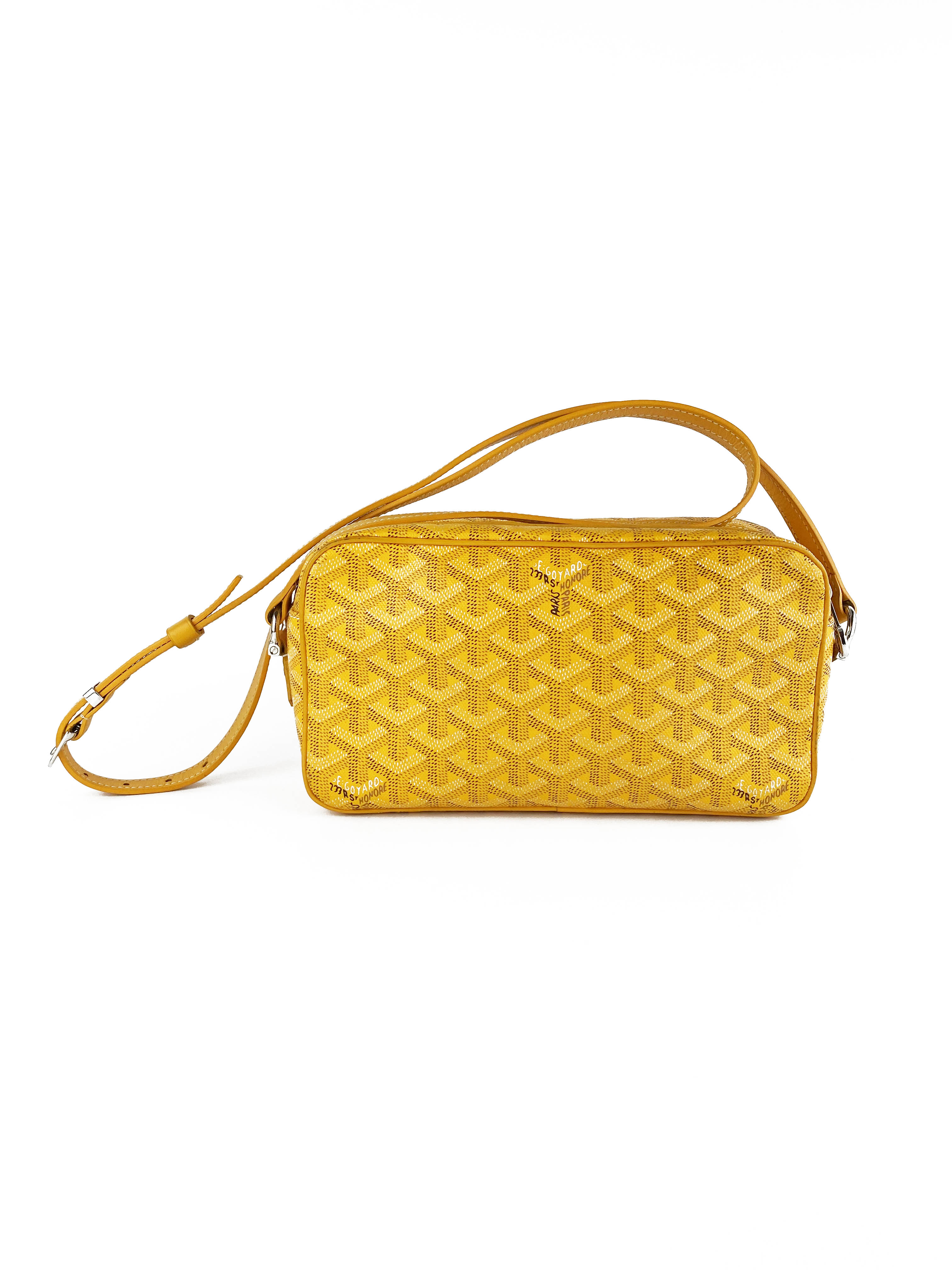 Goyard Yellow Sac Cap Vert Crossbody Bag - Stylish & Durable Handbag for Women | Perfect for Travel, Shopping & Everyday Use