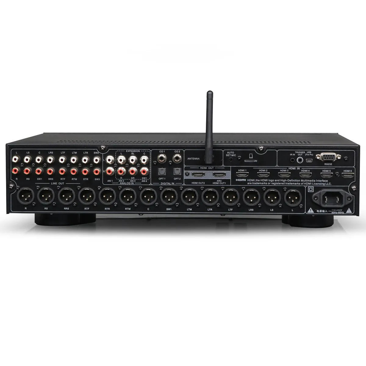 Tone Winner AT-300 16-Channel AV Processor & AD-7300 Power Amplifier Combo - Home Theater Audio System for Immersive Movie & Music Experience