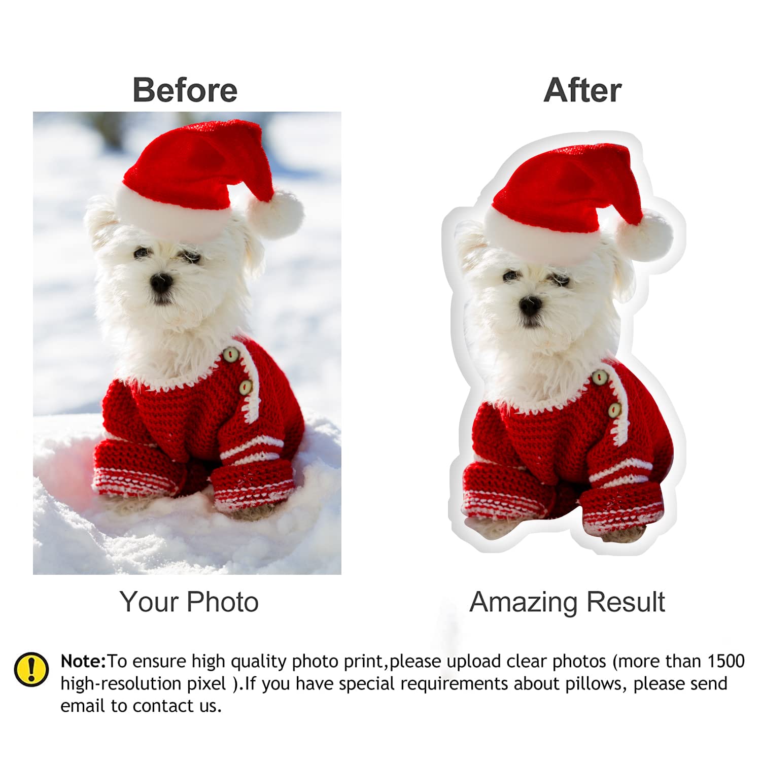 Custom Pet Pillow - Personalized 3D Printed Gift for Holidays & Birthdays - Home Decor
