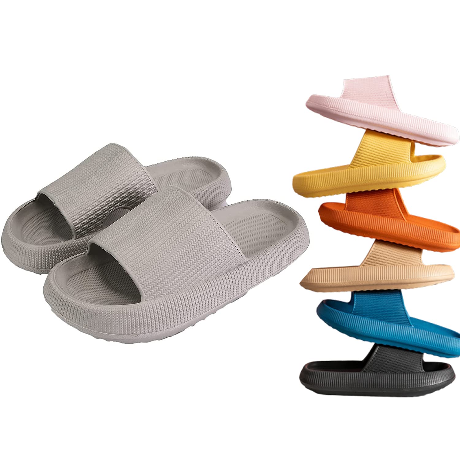 Foggs Japan Slippers - Ultra Soft Non-Slip Indoor Slippers for Men & Women | Cozy House Shoes for Home, Spa, and Hotel Use