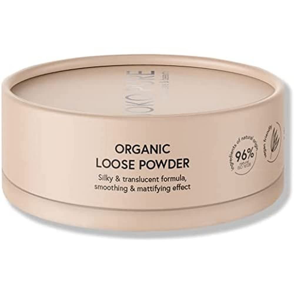 JOKO Pure Organic Loose Powder No.01 - Natural Face Setting Powder for Oily Skin, Vegan & Cruelty-Free | Perfect for Daily Makeup & Photo Shoots