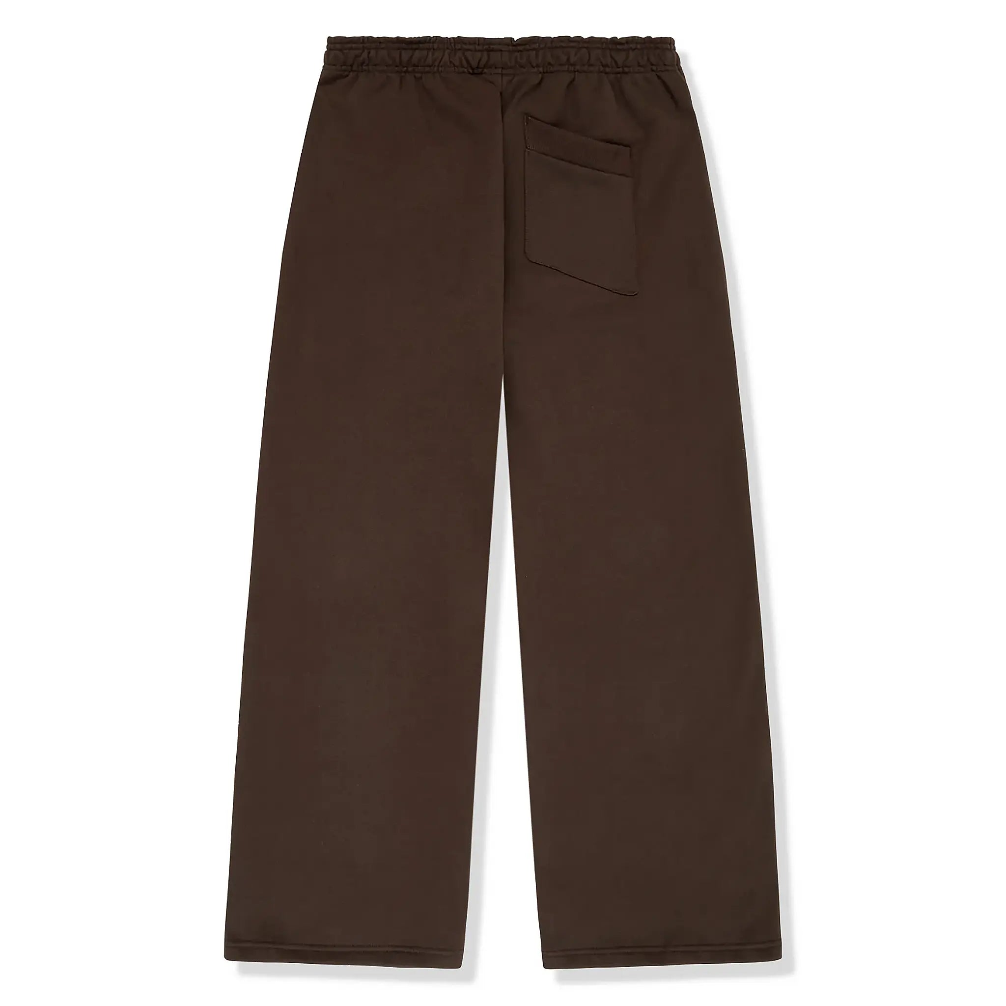 Broken Planet Wide Leg Out of Service Mocha Brown Sweatpants - Women's High Waist Lounge Pants for Yoga, Running & Casual Wear