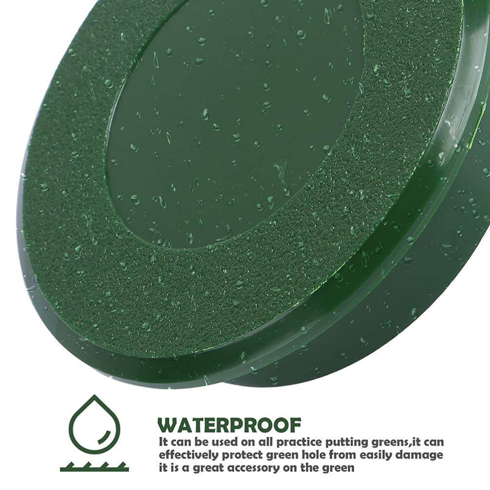 Premium Golf Hole Cup Cover - Durable Putting Green Hole Covers for Golf Training & Practice | Perfect for Backyard Putting Greens, Driving Ranges & Home Golf Activities