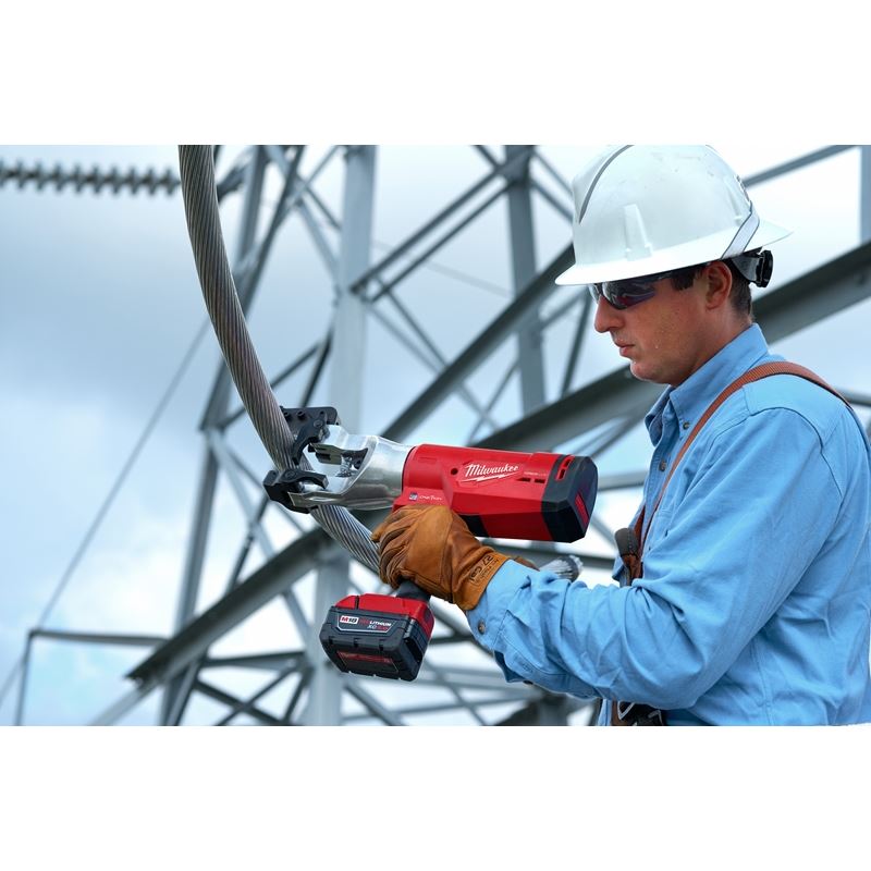 M18 18-Volt Lithium-Ion Cordless Force Logic 1590 ACSR Cable Cutter Kit - Professional Electrician Tool for Utility Line Work & Construction Projects