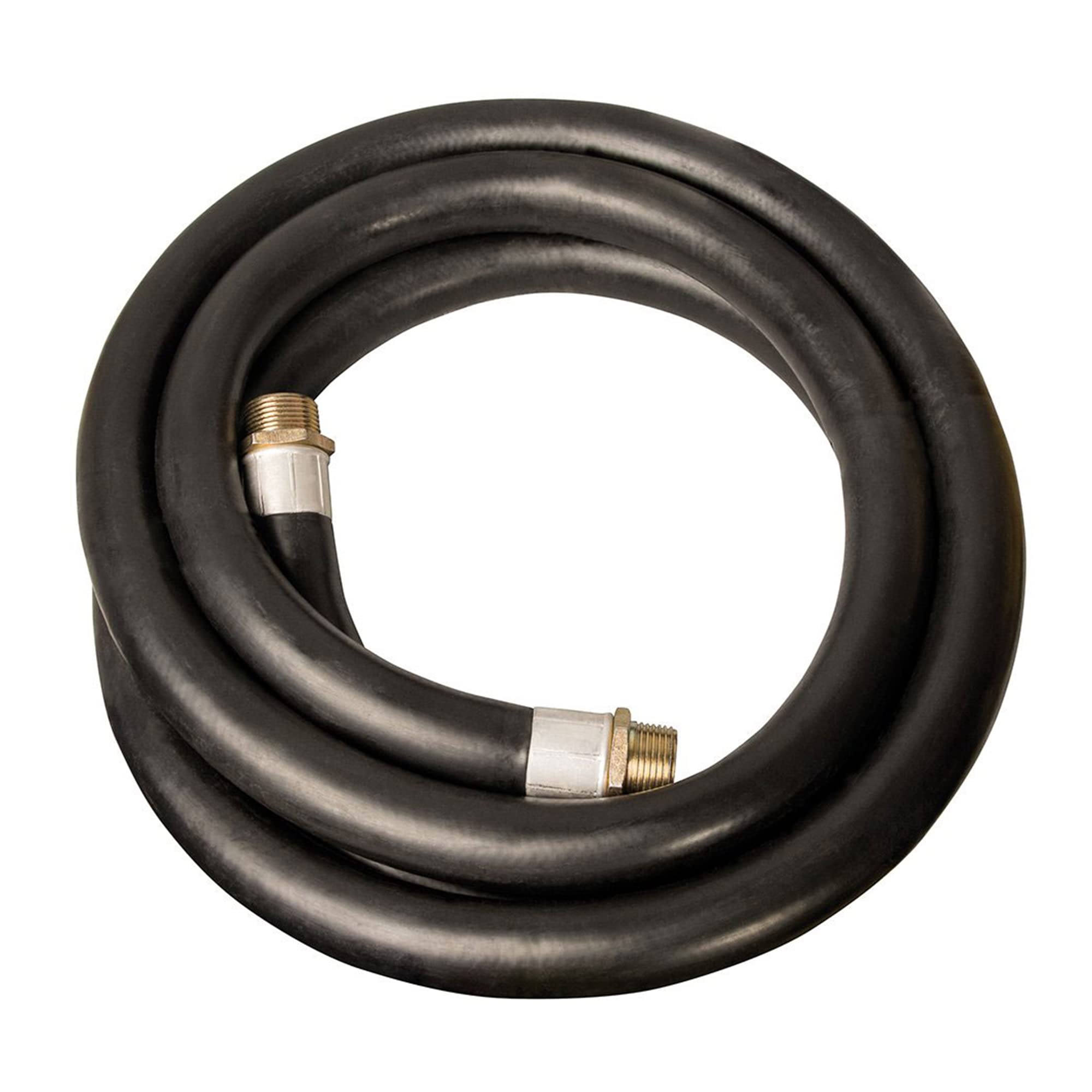 Apache 98108485 1 Inch Diameter 14ft Gasoline Oil Diesel Transfer Hose - 60 PSI Farm Tractor Fuel Hose with Internal Spring Guards (6 Pack, Black) - Ideal for Agricultural Fuel Transfer, Tractor Refueling & Farm Equipment Maintenance