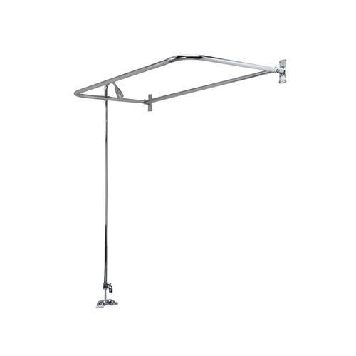 BarclayConverto Shower Head with 54 D-Rod - High Pressure Rainfall Showerhead for Spa-Like Bathroom Experience - Perfect for Relaxation and Water Conservation