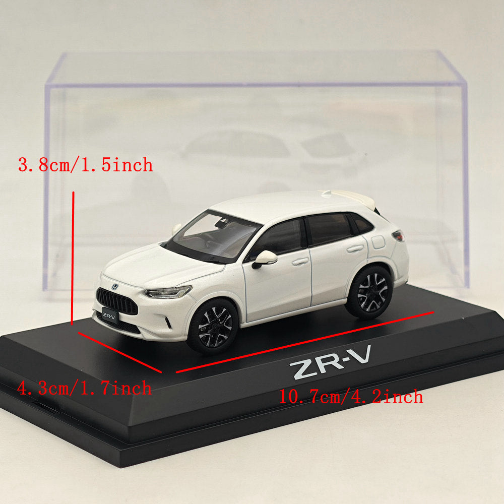 1/43 Scale Hobby Japan ZR V e:HEV Platinum White Diecast Model Car (HJ431005W) - Collectible Miniature Vehicle for Display & Gift Giving