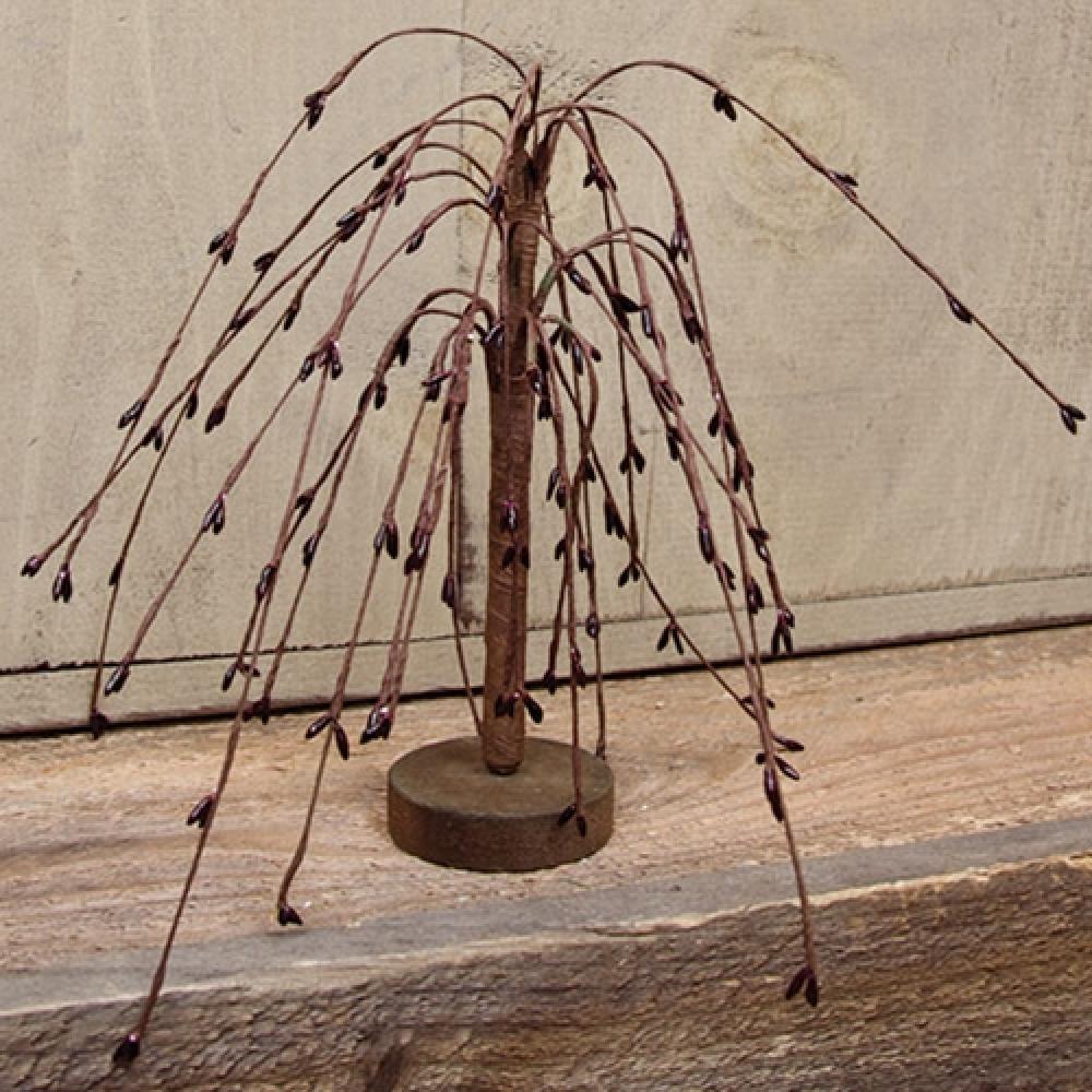 7 Burgundy Willow Tree Artificial Branches - Realistic Home Decor for Wedding, Party & Event Centerpieces | Perfect for DIY Floral Arrangements and Seasonal Displays