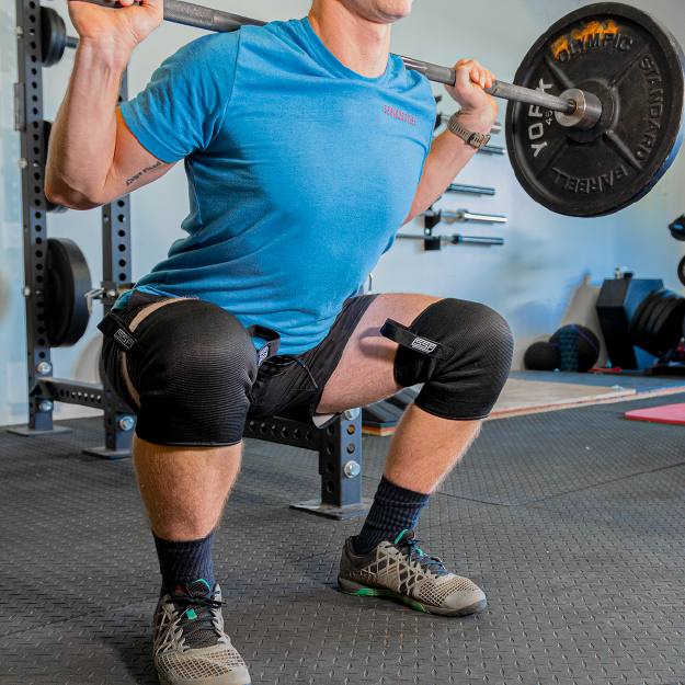 Best Knee Sleeves for Workout & Weightlifting - 3-Ply Neoprene Support with Pull Tabs for Easy On/Off - Ideal for CrossFit, Gym, Running & Joint Pain Relief