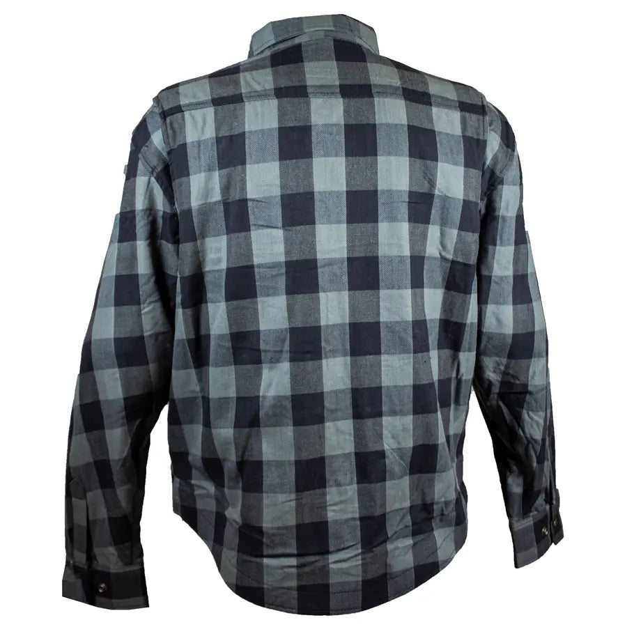Men's Reinforced Plaid Riding Shirt - Durable Equestrian Shirt for Horseback Riding & Outdoor Activities - Perfect for Ranch Work, Trail Rides & Country Fashion
