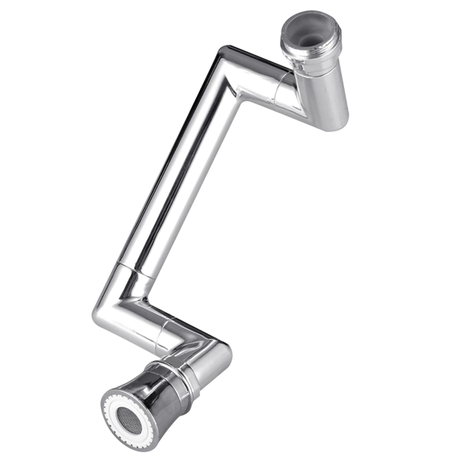 Universal 1080° Swivel Sink Faucet Aerator with 2 Water Modes - Anti-Splash Rotatable Tap Head & Water Saving Sprayer for Bathroom, Kitchen Sink - Perfect for Washing Dishes, Filling Pots & Cleaning Vegetables