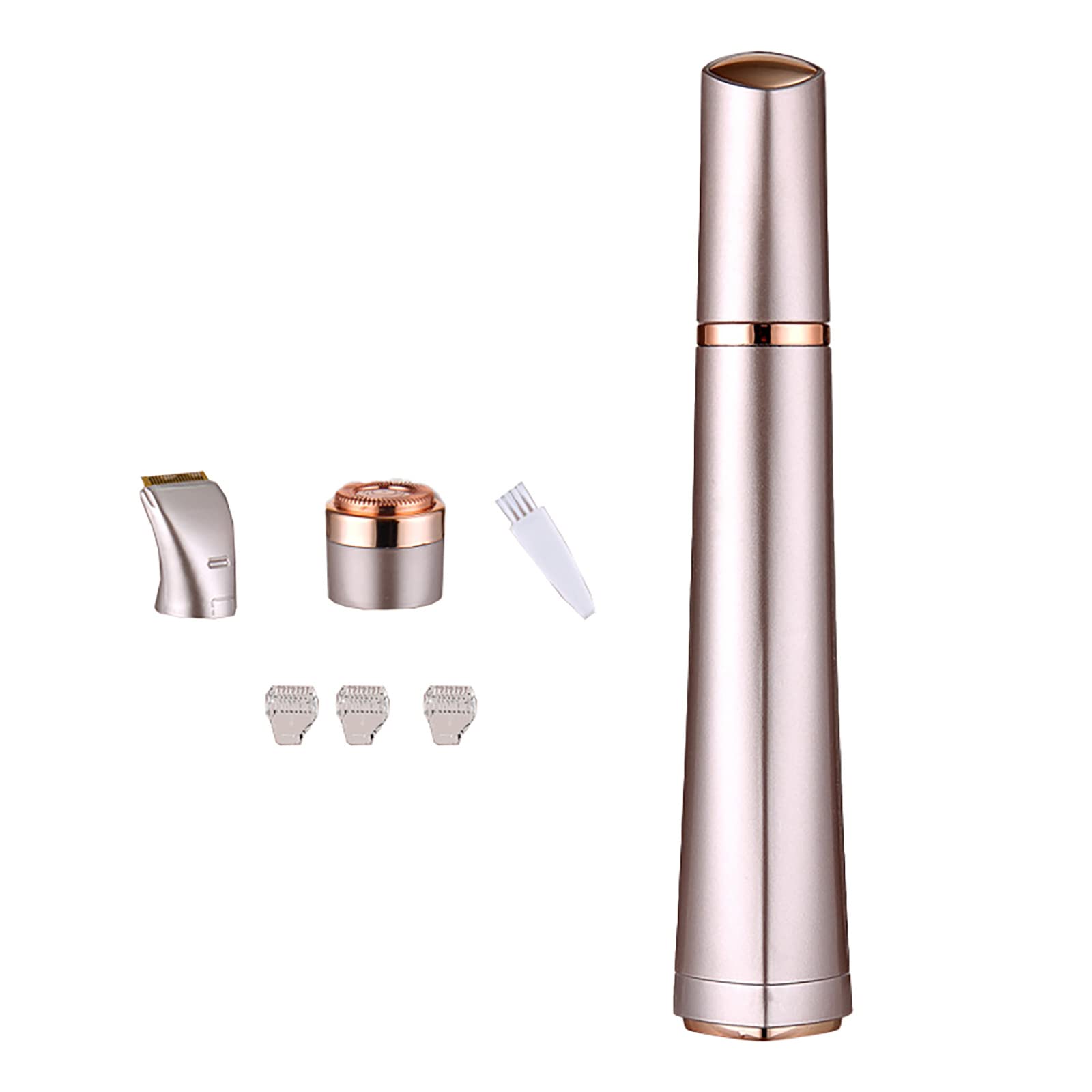 Electric Bikini Trimmer for Women - 3-in-1 Rechargeable Cordless Lady Shaver | Painless Hair Removal for Face, Underarms, Legs & Bikini Area | Perfect for Travel, Gym & Beach Prep | Gold Edition