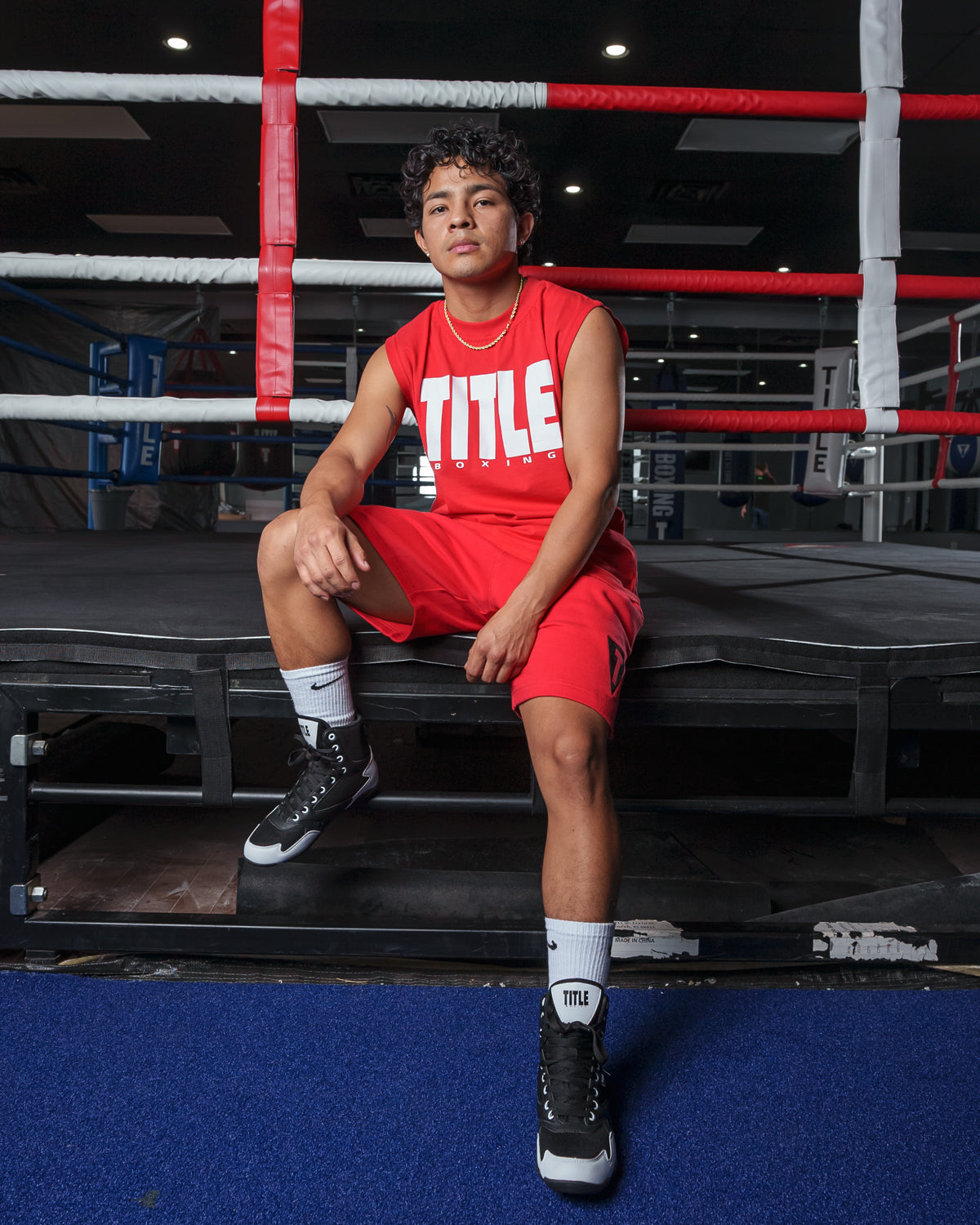TITLE Boxing Charged Shoes - Lightweight Training Shoes for Boxing, MMA & Fitness - High-Performance Workout Sneakers for Men & Women - Perfect for Gym, Running & Combat Sports