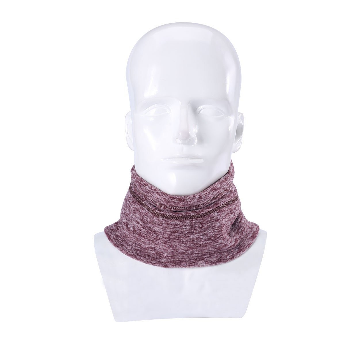 Runtlly Reversible Neck Warmer Gaiter - Winter Tube Scarf, Face Mask & Beanie for Men & Women - Perfect for Skiing, Hiking & Outdoor Activities