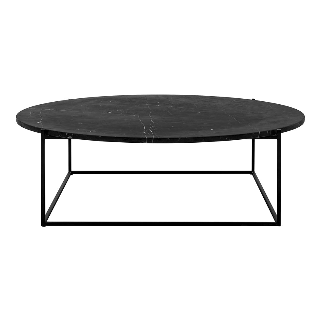 Modern Round Coffee Table - 36 Inch Wooden Living Room Center Table for Small Spaces - Perfect for Apartments, Lounges & Cozy Home Decor