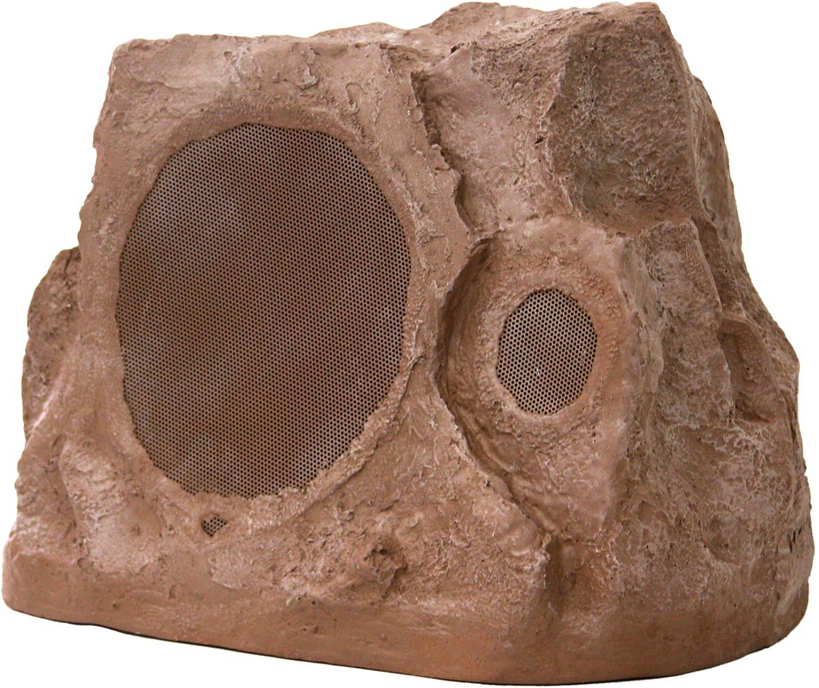 Earthquake Sound LIMESTONE-82 8-Inch Outdoor Rock Speaker (Single) - Weatherproof Garden, Patio, and Poolside Audio Solution