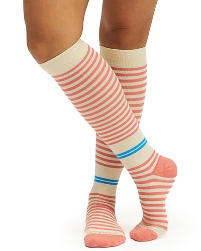 Cream/Terra Cotta Stripe