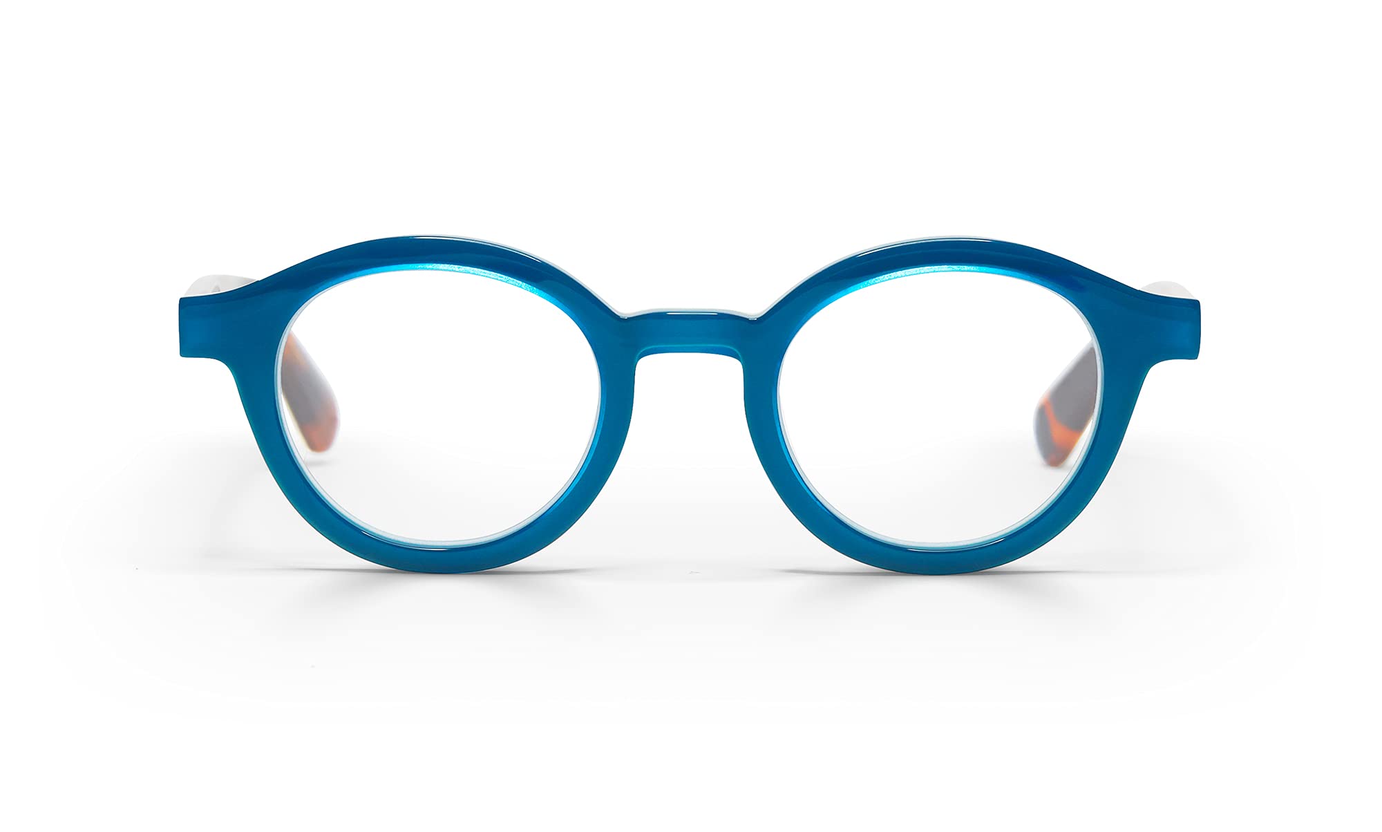 eyebobs TV Party Narrow Reading Glasses for Men & Women - Premium Round Eyewear for Narrow Faces | Perfect for Reading, Watching TV & Computer Use