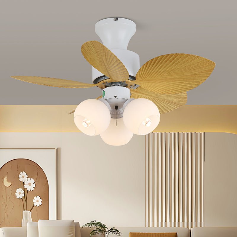 Candy Breeze Ceiling Fan with Light Kit - 52 Inch Modern Flush Mount Fan for Bedroom, Living Room & Office - Quiet Reversible Motor, Remote Control, Energy Efficient LED Light
