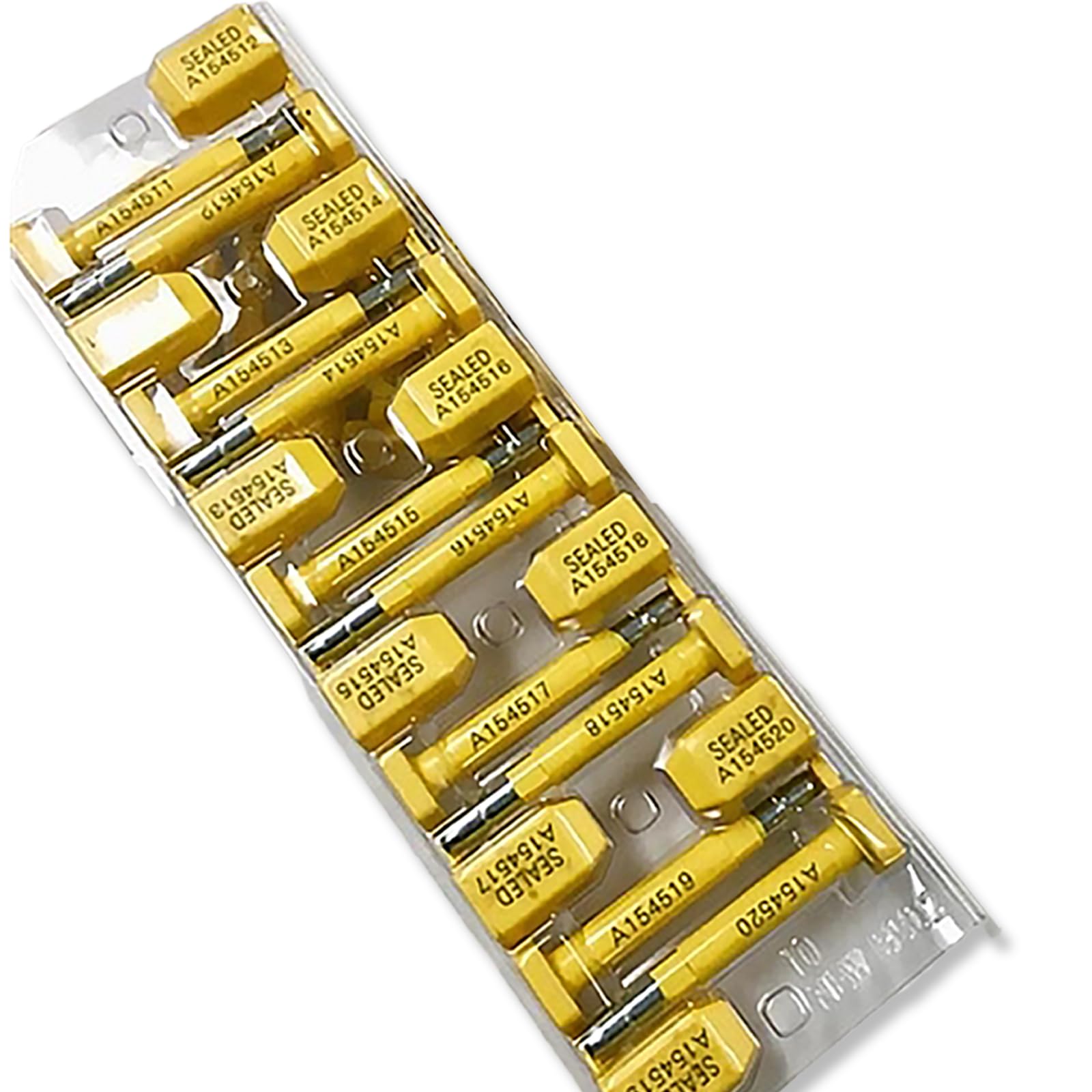 Bolt Seals 250-Pack - High Security Shipping Seals with Progressive Numbering for Trucks, Trailers & Cargo Containers - Tamper Proof, ISO & C-TPAT Certified - Ideal for Logistics, Transportation & Warehouse Security