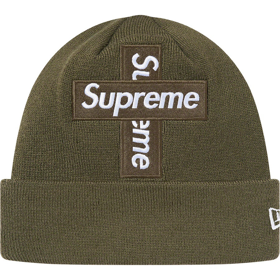 Supreme 20FW New Era Cross Box Logo Beanie - Warm Winter Hat for Men & Women - Perfect for Skiing, Snowboarding & Outdoor Activities