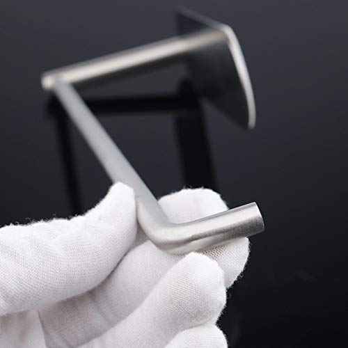 Stainless Steel Punch-Free Kitchen Paper Towel Holder - Durable & Rustproof Paper Towel Rack for Home, Kitchen, Office (Black) | Perfect for Countertop, Under Cabinet & Pantry Organization