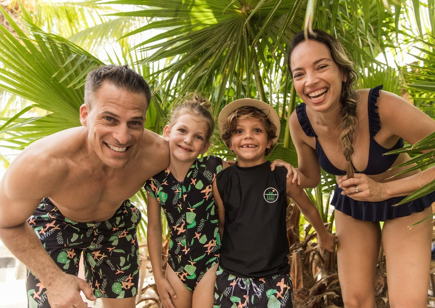 Snapper Rock Girls' Modern Swimwear - UPF 50+ Sun Protection Swimsuits for Toddler & Kids | Beach, Pool & Summer Water Activities