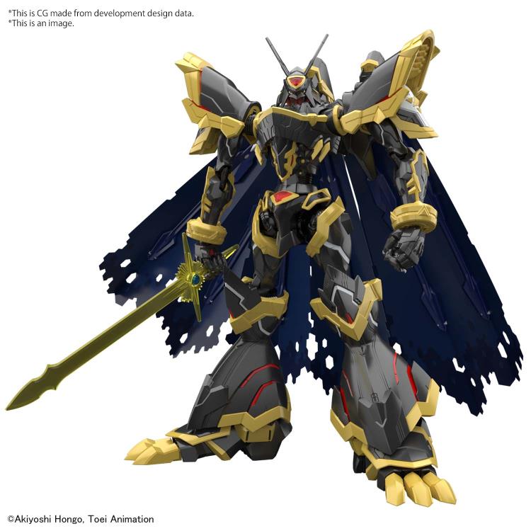 Figure Rise Standard Digimon Alphamon (Amplified) Action Figure Model Kit - Build & Display Your Own Anime Character for Collectors & Gamers