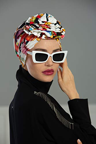 Stylish Cotton Turban Head Wrap for Women - Soft & Breathable Hair Scarf - Perfect for Yoga, Beach, or Everyday Fashion Accessory