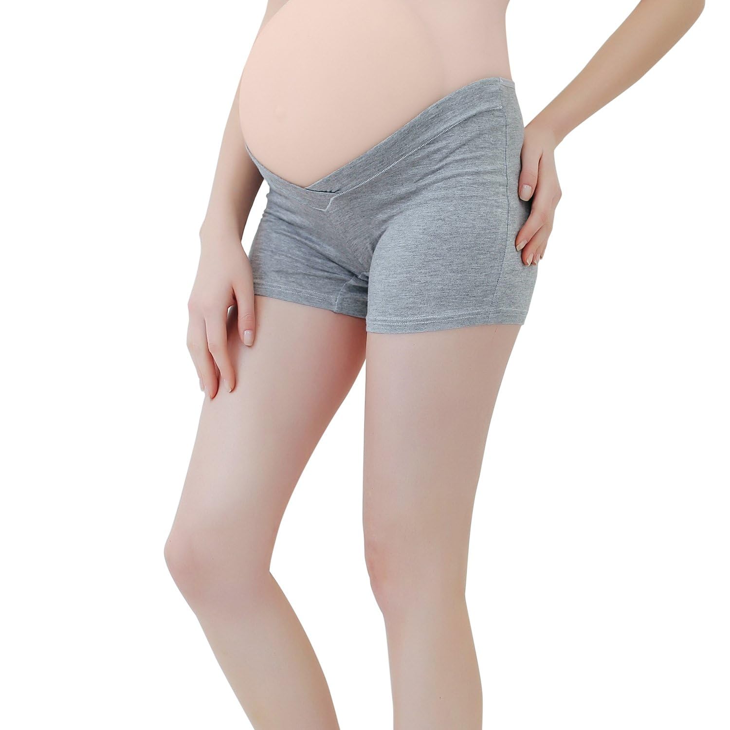 Tremour Women's Under the Bump Maternity Cradle Briefs - Pregnancy Underwear for Comfort & Support - Healthy Boyshort Panties for Expecting Moms - Perfect for Daily Wear, Sleeping & Postpartum Recovery