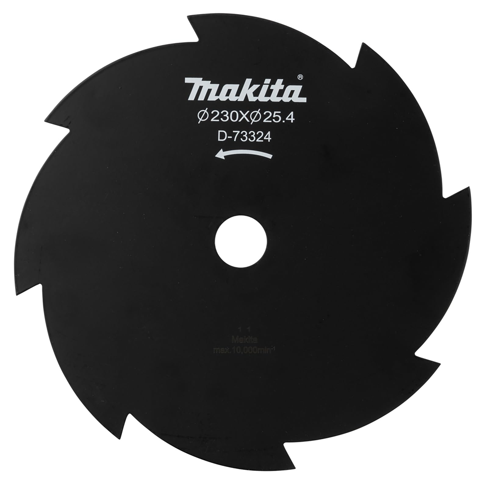 Makita D-73324 8-Tooth Brush Cutter Blade - Professional Landscaping Tool for Trimming Weeds, Grass & Overgrowth | Compatible with Makita Trimmers | Durable Steel Construction for Heavy-Duty Yard Work
