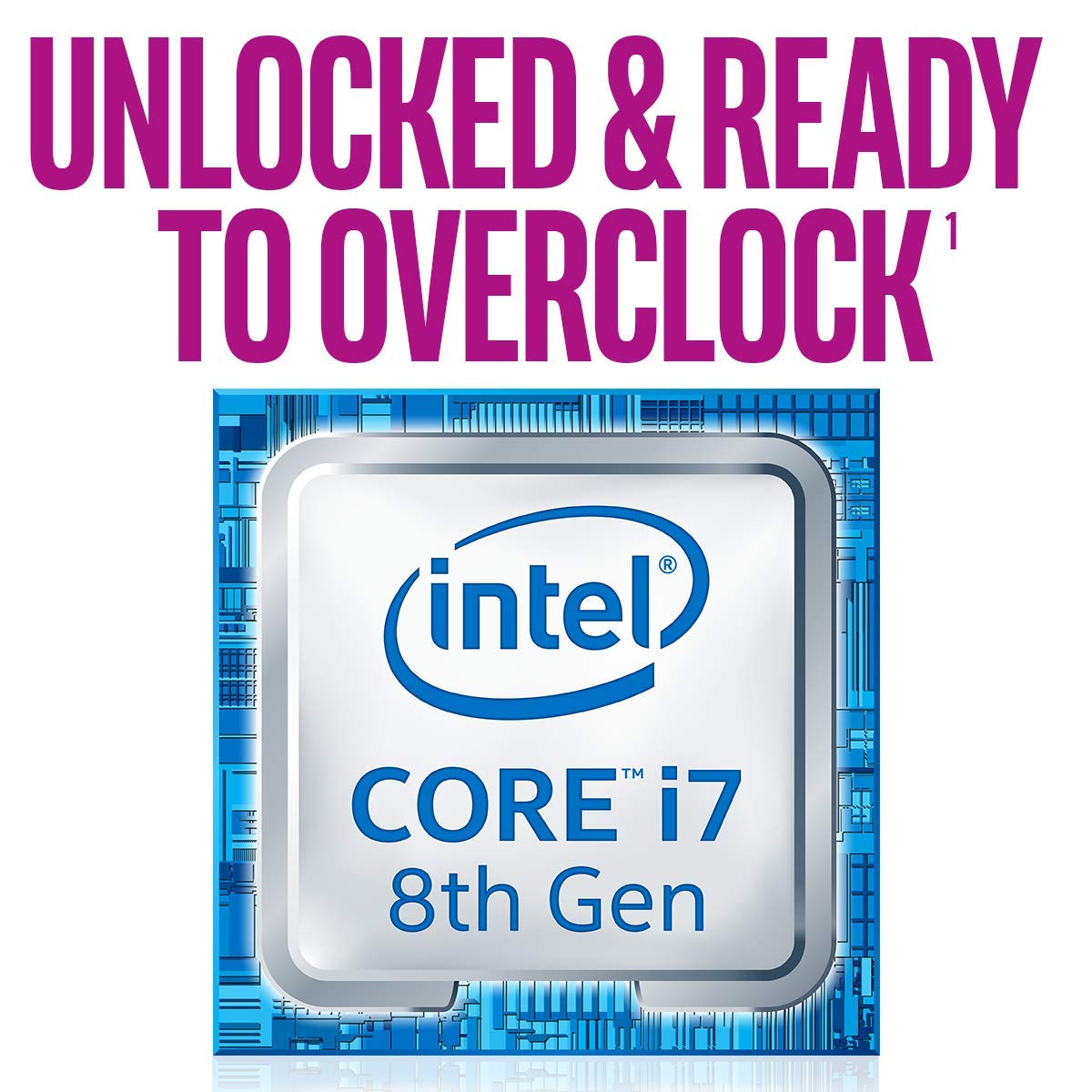 Intel Core i7-8700K 6-Core 4.7GHz Turbo Unlocked Desktop Processor - LGA1151 Socket, 95W TDP - Perfect for Gaming, Streaming & Content Creation PCs