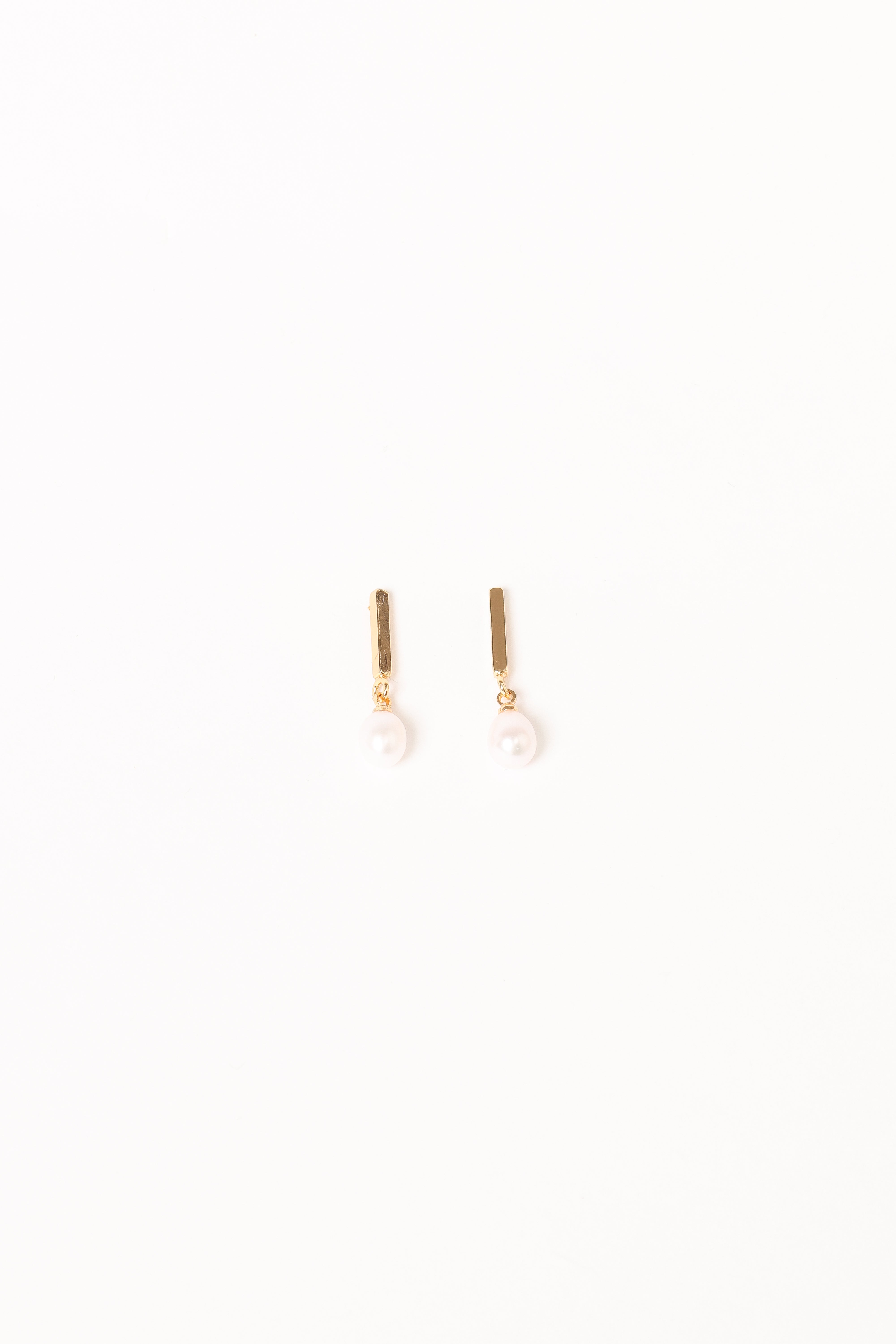 Calista Elegant Gold Pearl Earrings for Women - Perfect for Weddings, Parties & Everyday Wear