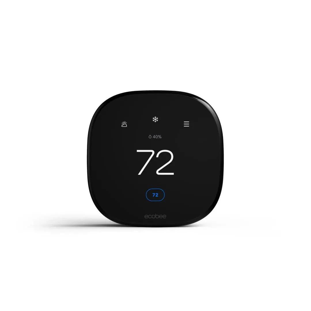 Ecobee Smart Thermostat Enhanced - WiFi Programmable Thermostat with Voice Control & Energy Saving | Perfect for Smart Home Automation & HVAC Control