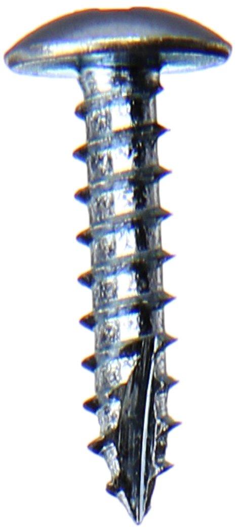 Small Parts 0812APT17 Zinc Plated Steel Sheet Metal Screw, Truss Head Phillips Drive, #8-15 Thread Size, 3/4