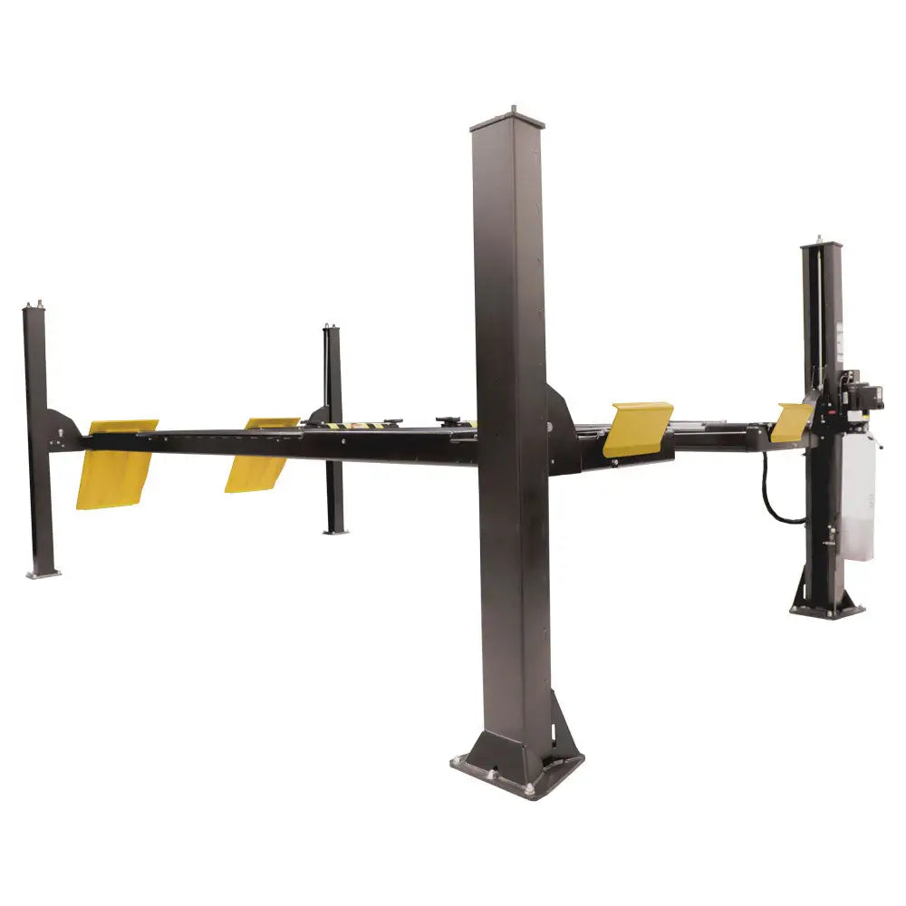 Hofmann 12K 4 Post Alignment Lift with 2 Rolling Jacks & Turntables - ALI Certified (EELR728APKG) - Perfect for Auto Repair Shops, Tire Centers, and Vehicle Maintenance Services